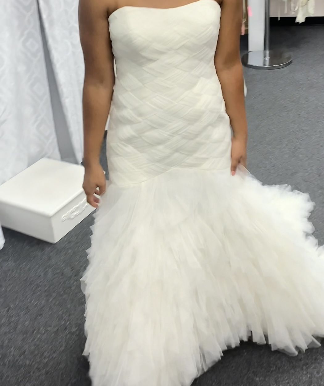 Galina Signature SWG523 Wedding Dress - Size 10 - Elegant & Timeless