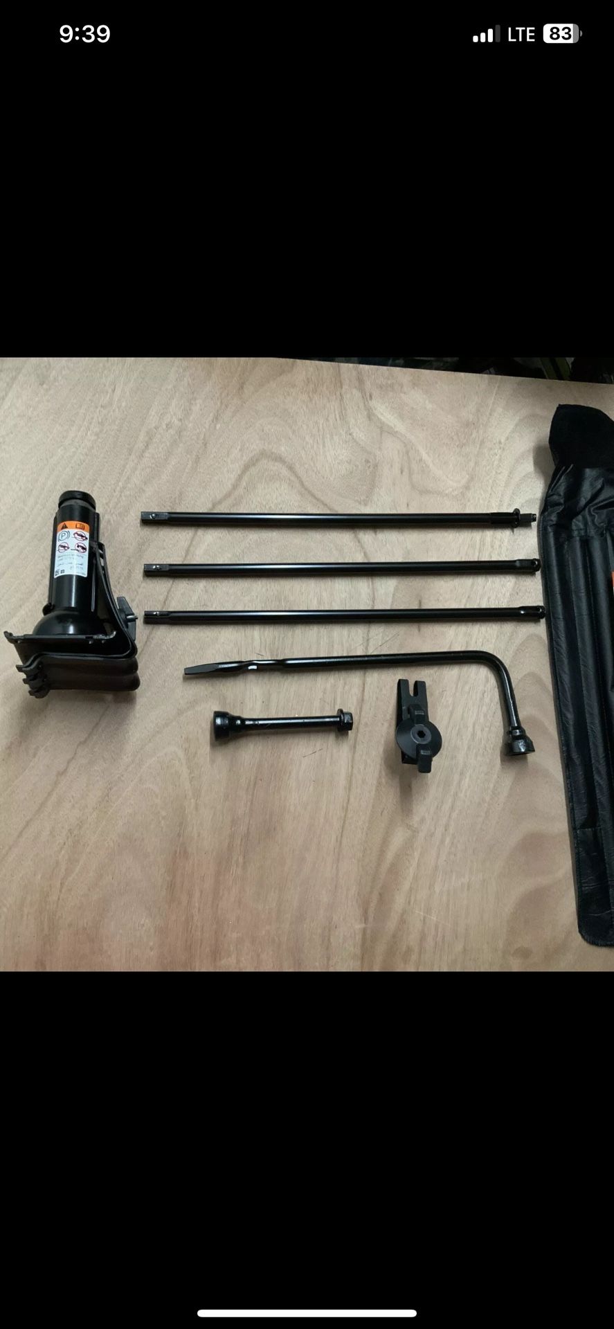 Chevy GMC 2(contact info removed) Spare Tire Bottle Jack & Kit Set Tools OEM