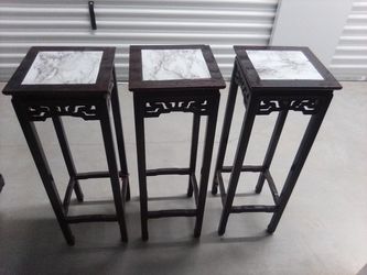 3 Oriental Plant Stand 