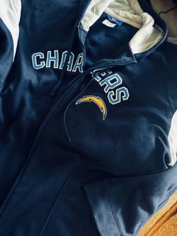 San Diego Chargers Vintage Reebok Zip Hoodie + Decals Bundle