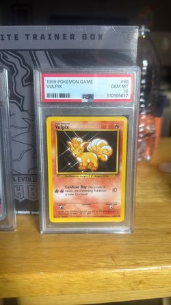 1999 Pokémon Vulpix #68 PSA 10 Gem Mint