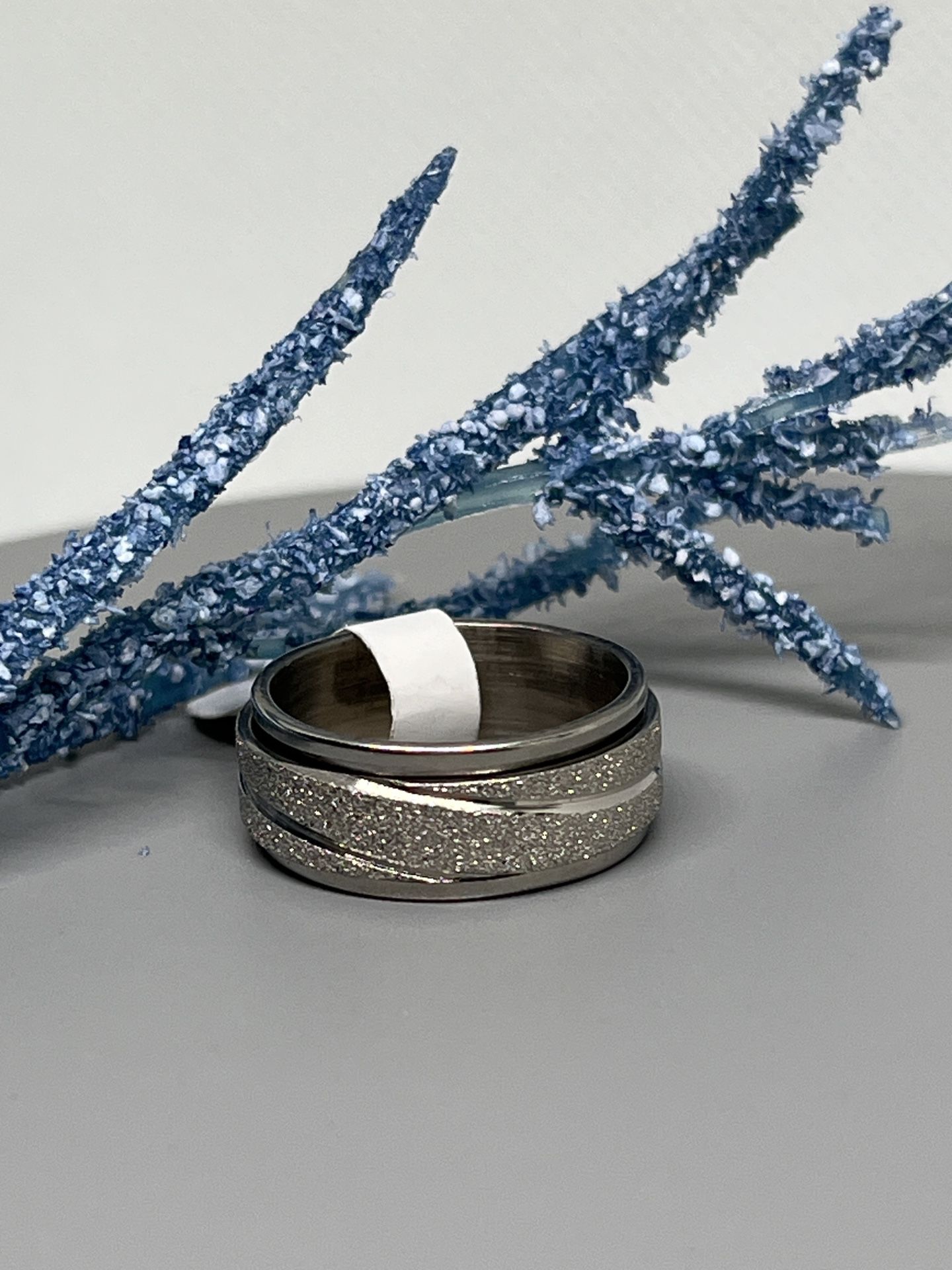 Stainless Steel Fidget Spinner Ring