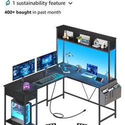 L shape desk