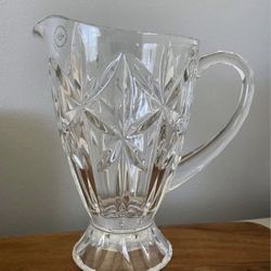 Lenox Pitcher Shooting Star Full Lead Crystal 40oz  