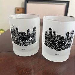 Boston Skyline Glasses