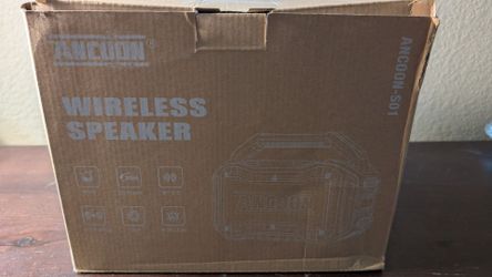 ANCOON Speakers Bluetooth Wireless: 80W(Peak) Loud Speaker with Bass
