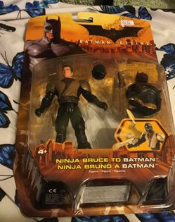 Batman begins Ninja Bruce to Batman action figure