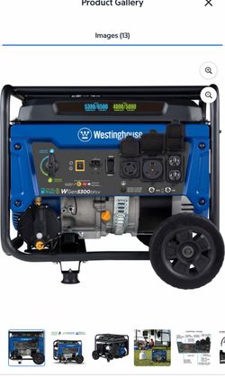 Westinghouse WGen5300DFcv Dual Fuel Portable Generator