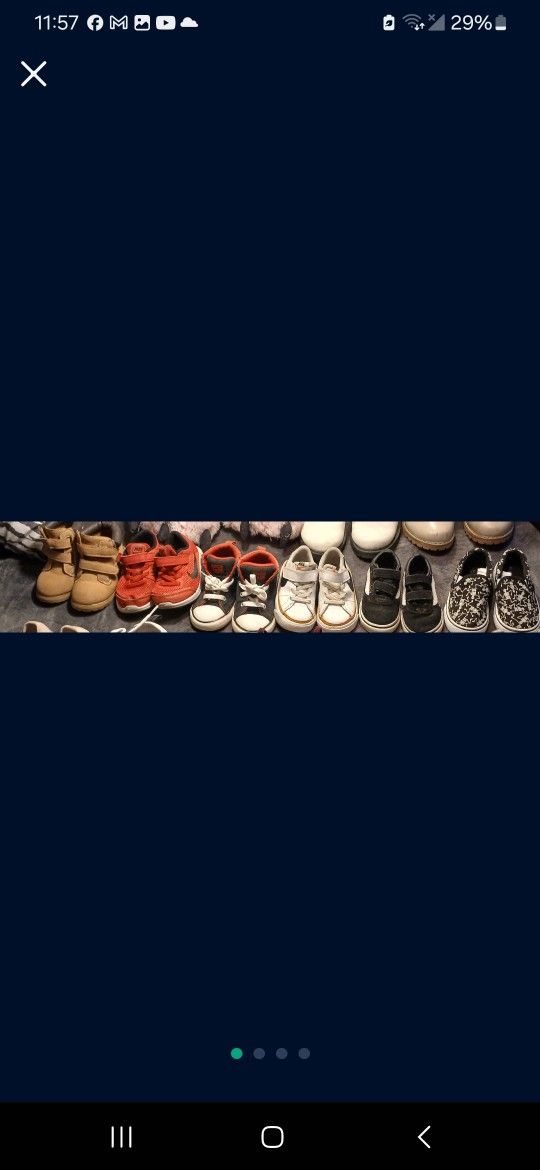 Toddler Shoes 6 Pairs 20$