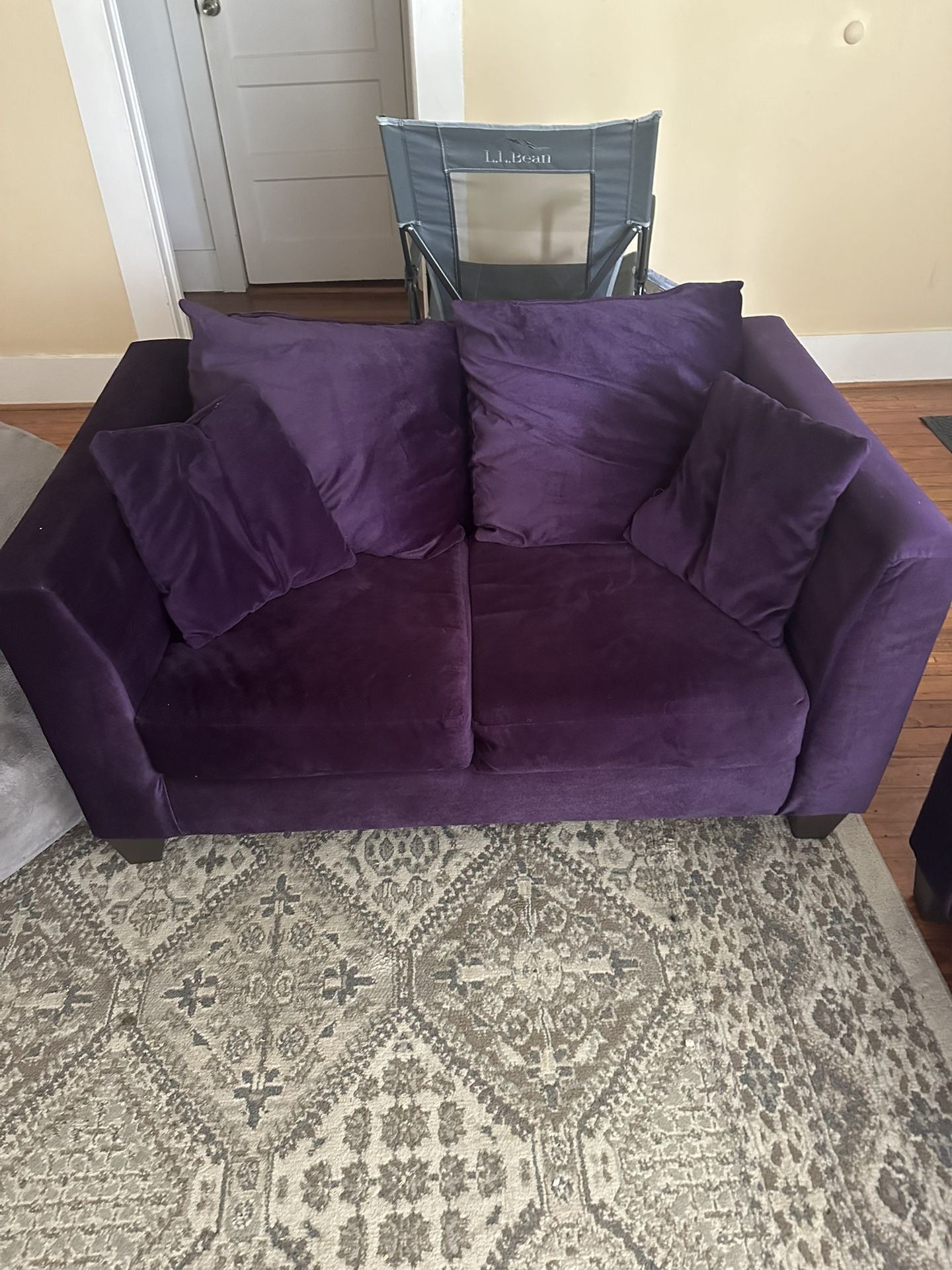 Purple Couch Set