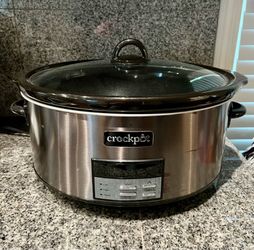 Crock-Pot Digital Slow Cooker 6–7 Qt – Works Perfect