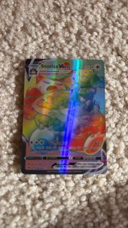 Snorlax VMAX Rainbow Rare Pokémon Card