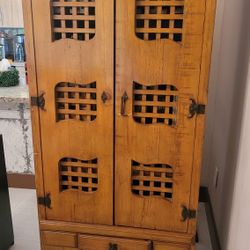 Wooden Liquor Cabinet (LIQUOR NOT INCLUDED)