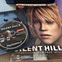 Silent Hill 3, 4 And PS2 System With Guide