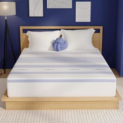 Gel Memory Foam Mattress, 12-Inch FULL Size With Topper