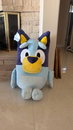 Big Bluey stuffed animal