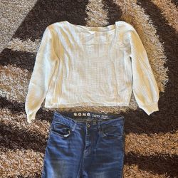 Sweater and Jeans Set