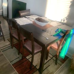 Dining Room Table And 4 Chairs