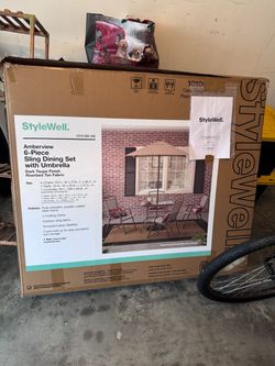 Patio dining set 6 piece