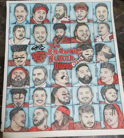 Cleveland Browns (Brownie Bunch) 2020 ..Original Drawing