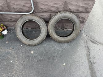 Two trailer tires size  4.80-12