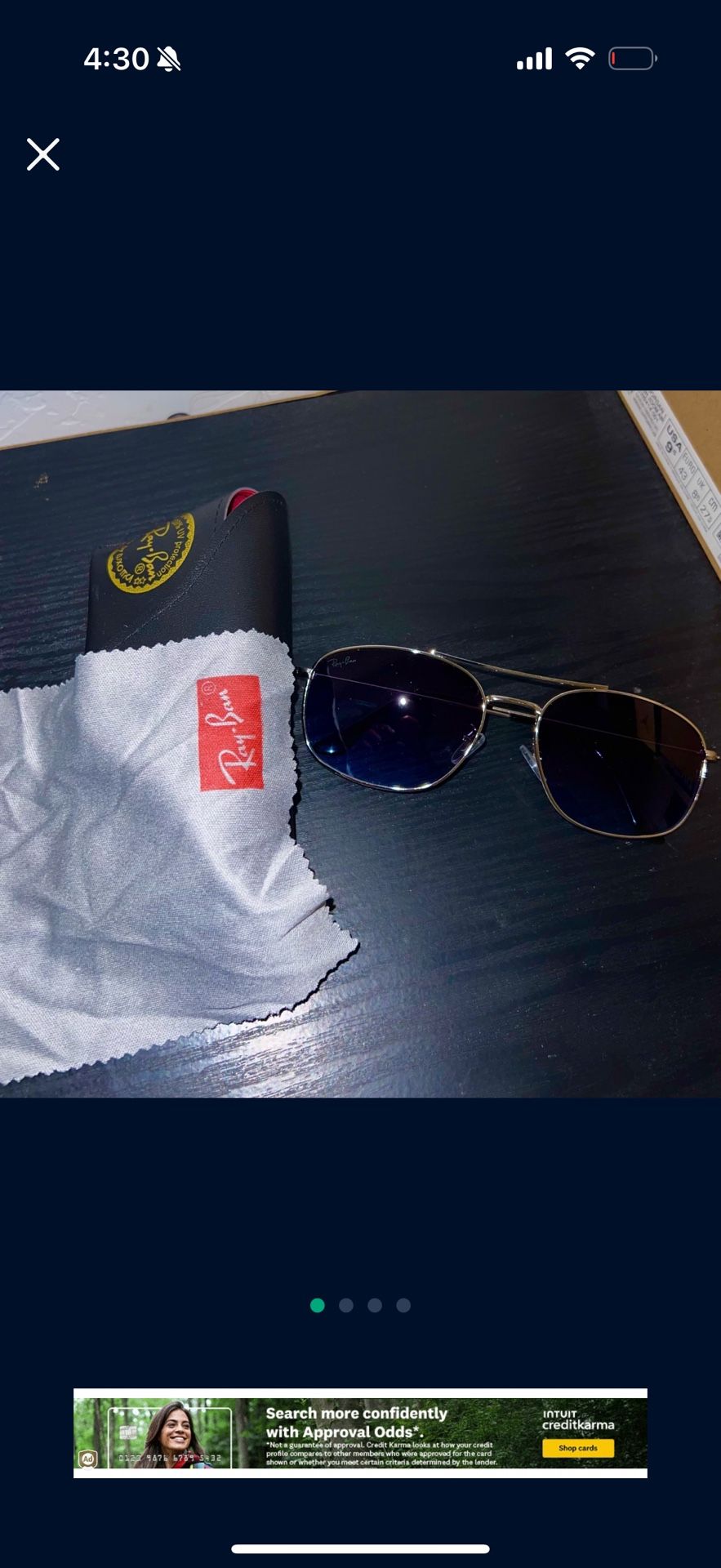 Rayban Aviator Sunglasses **DEADSTOCK**
