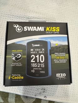 Brand New Swami Kiss Golf GPS with magnetic mount