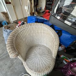 Antique Wicker Chair