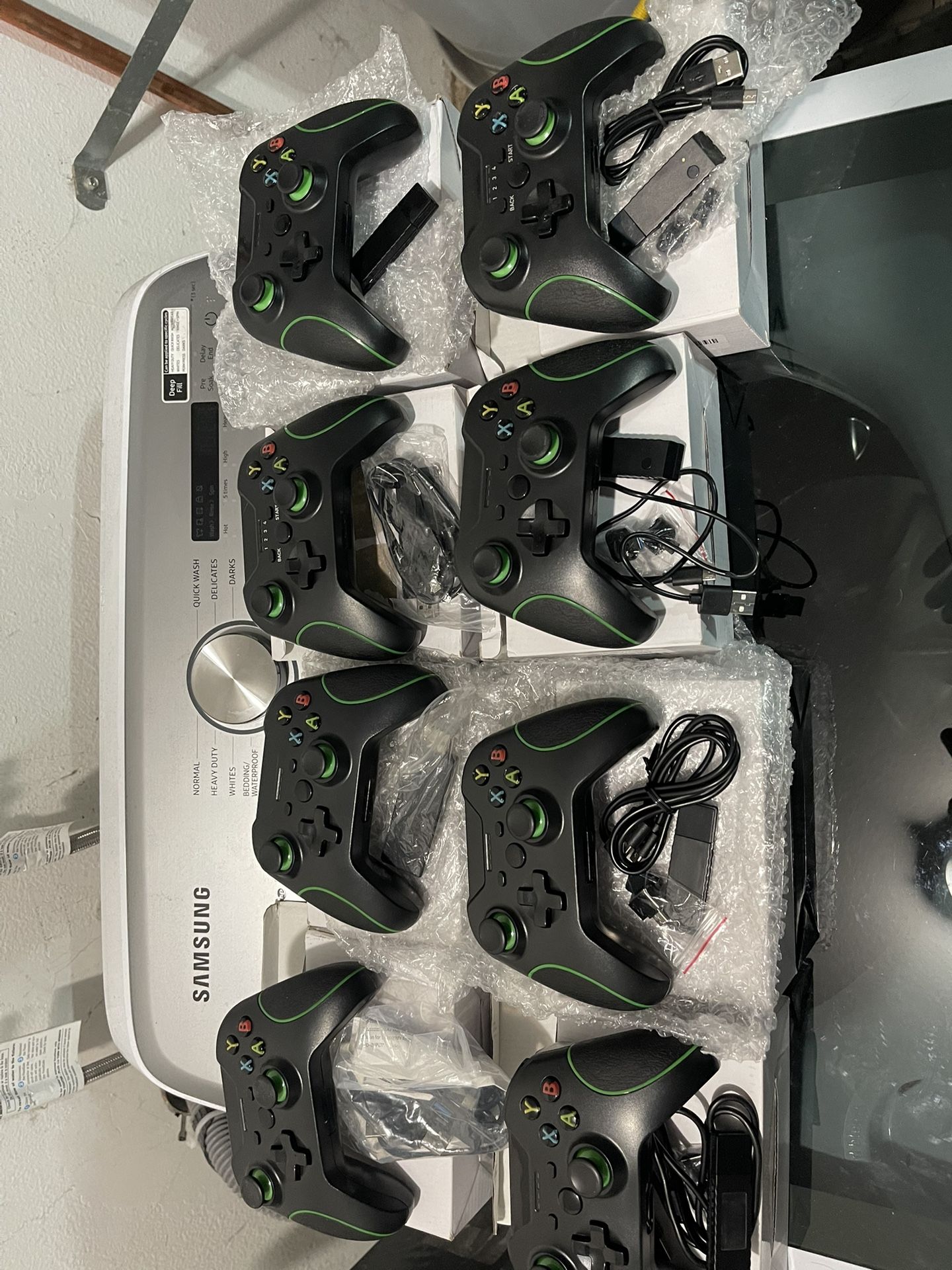 Lot Of 8 PC Rechargeable Controllers