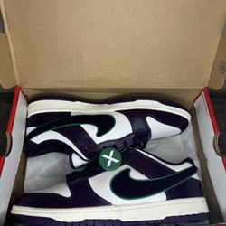 Nike Dunk Low 'Chenille Swoosh Sail Grand Purple'