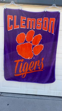 Clemson Tigers Fleece Throw Blanket $12