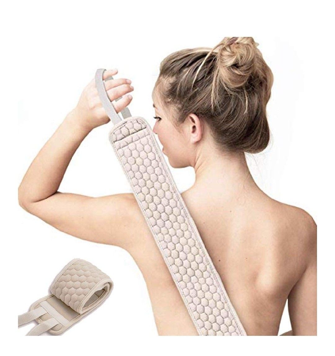 Exfoliating Back Scrubber for Shower for Men and Women, Back Washer Deep Clean & Invigorate Your Skin