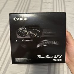 Canon G7X Mark iii (3) BRAND NEW