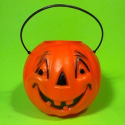 Vintage Jack-o-Lantern Trick-or-Treat Bucket