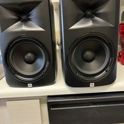 Studio Monitors Speakers JBL Series 3 Lsr308 8” Subwoofer Excellent Condition 