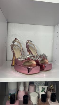 Pink Bow Heels 