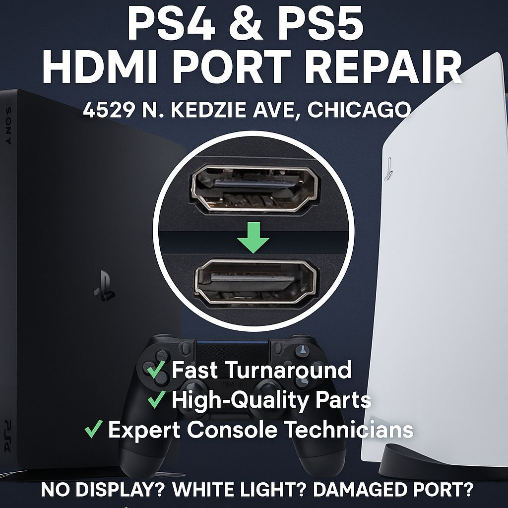 PS5 PS4 Repair - PlayStation HDMI