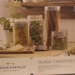 Glass Canisters Set