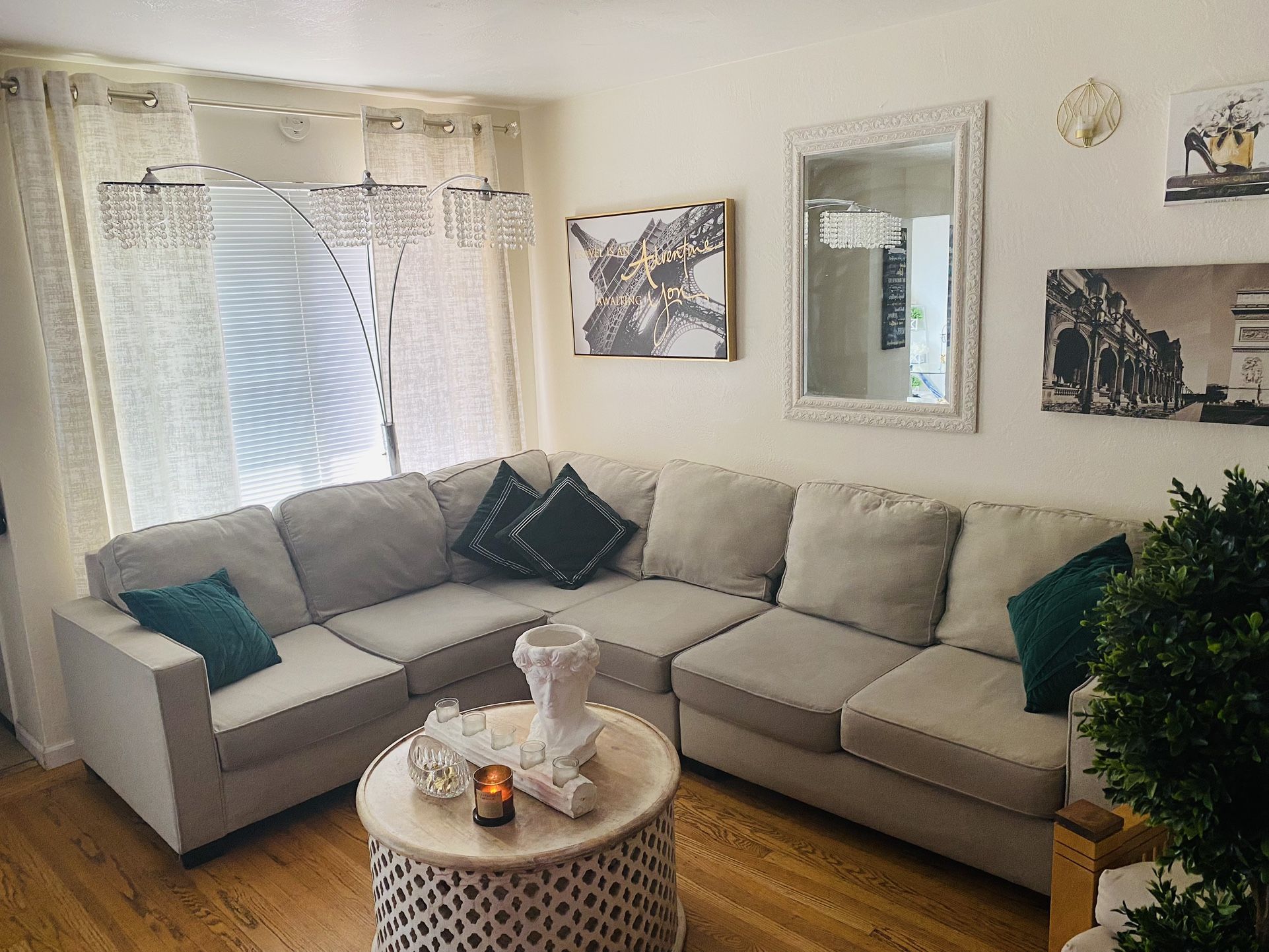 FREE Light Gray 3 Piece Sectional