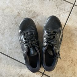 Nike Men's Metcon 6 Amp Black Metallic Pewter Chrome Shoes