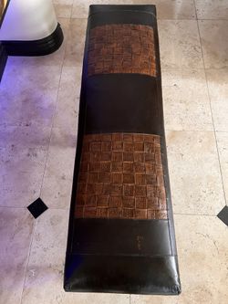 Leather Bench