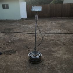 Mobile Lamp Stand For Work , Working Bright Lights
