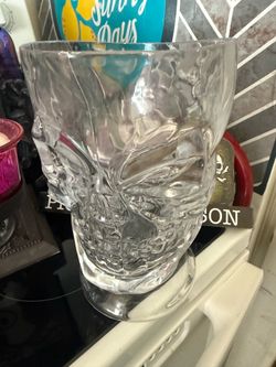 Plastic skull pitcher