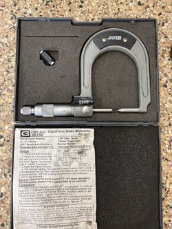 Chicago Brand Digital Disc Break Micrometer