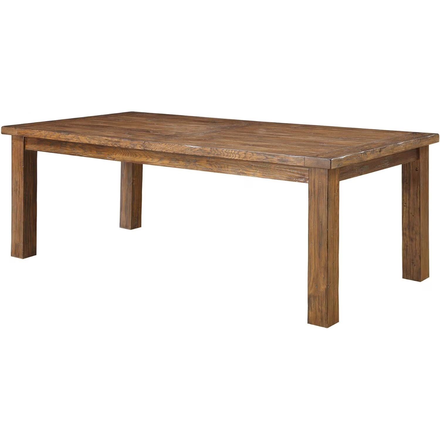 Rustic Extendable Dining Table – Solid Wood