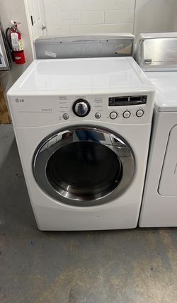 LG Front Load Dryer – Sensor Dry, Stackable, White