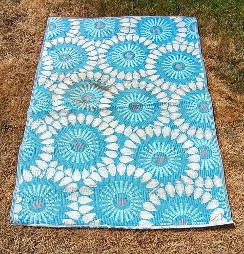 Double Sided Plastic Woven Outdoor Rug/Matt 5x7