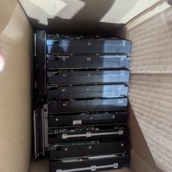 Box Of 20ish Hard Drives 