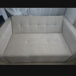 Small Couch To Bed W/2 Pillows