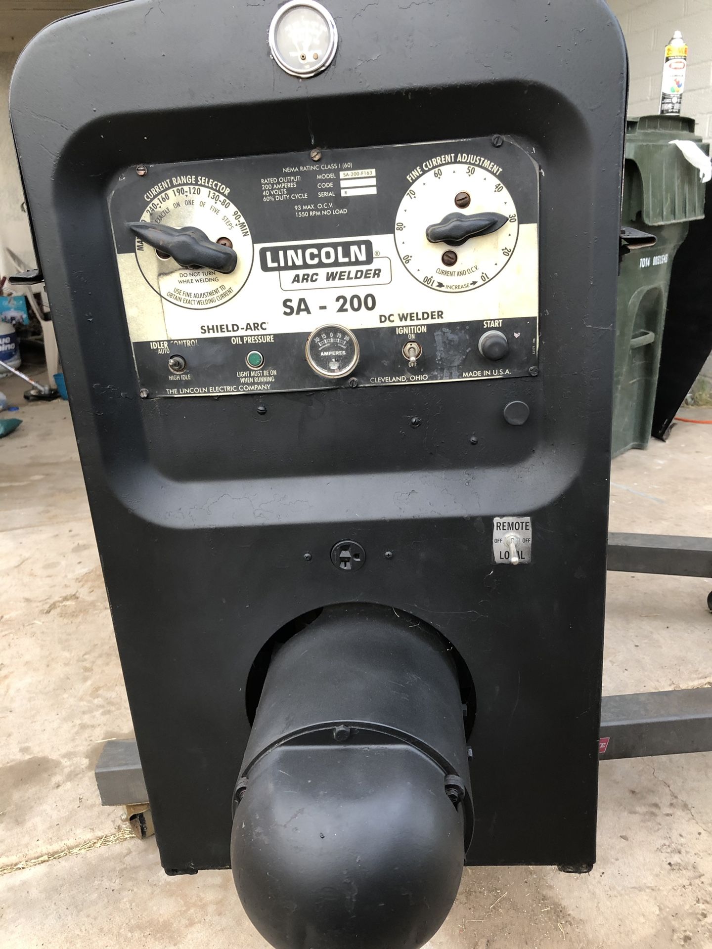 Lincoln SA 200 blackface welder for sale
